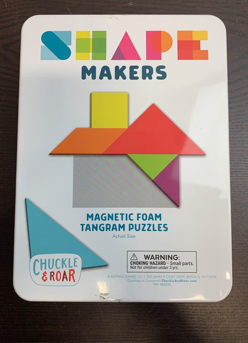 used Chuckle And Roar Shape Makers Magnetic Foam Tangram Puzzles