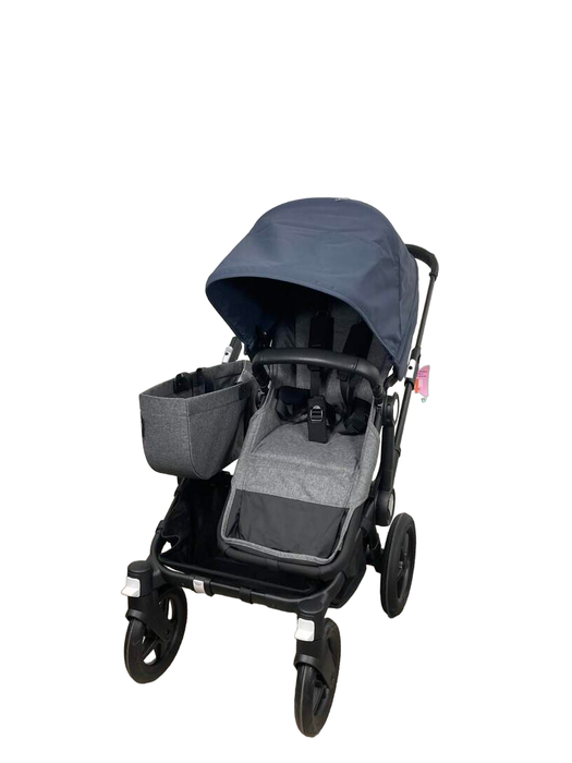 secondhand Bugaboo Donkey 5 Stroller Mono, Black, Stormy Blue, 2022