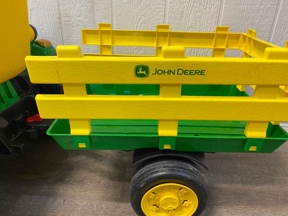 Peg Perego John Deere Ground Force Tractor with Trailer