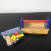 used Melissa & Doug Take-Along Tool Kit Wooden Toy