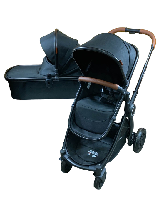 secondhand Mompush Ultimate 2 Baby Stroller, 2022, Black with Black Frame