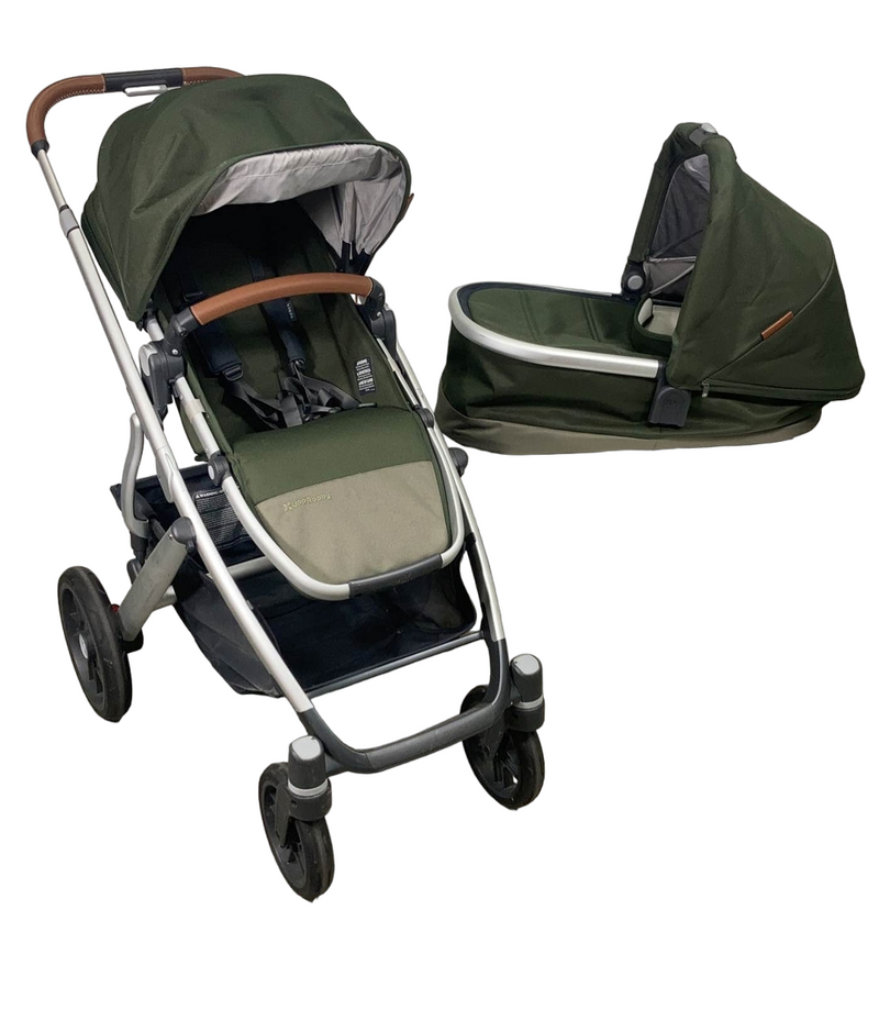 hazel uppababy UPPAbaby VISTA V2 Stroller, 2020, Hazel (Olive Green)