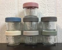 secondhand WeeSprout Glass Baby Food Storage Containers