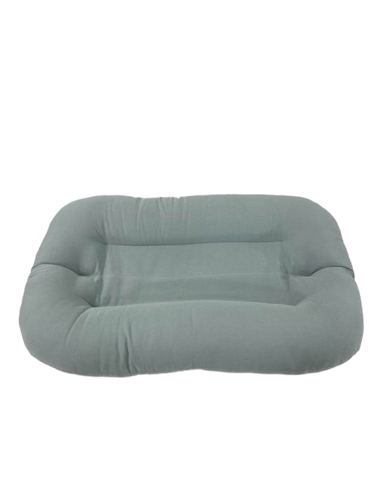 used Snuggle Me Organic Sensory Infant Lounger, Slate