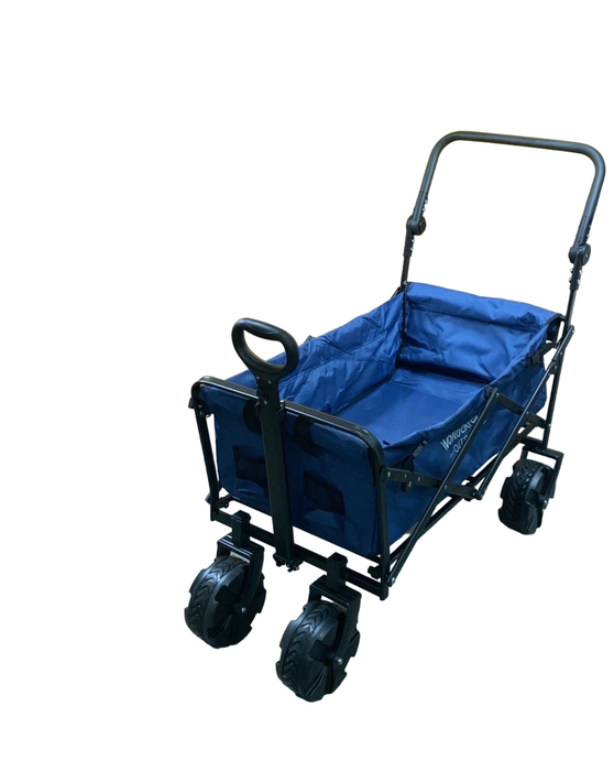 used Wonderfold S2 Push and Pull Folding Wagon, S Series, Blue