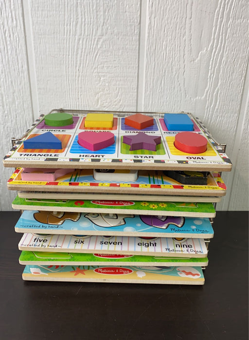 secondhand BUNDLE Melissa & Doug Wooden Puzzles