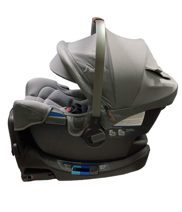 secondhand Nuna PIPA rx Infant Car Seat with RELX Base, 2022, Granite