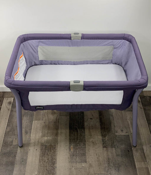 secondhand Chicco Lullago Travel Crib, - purple