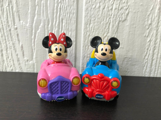 used VTech Go! Go! Smart Wheels Mickey And Minnie Vehicles