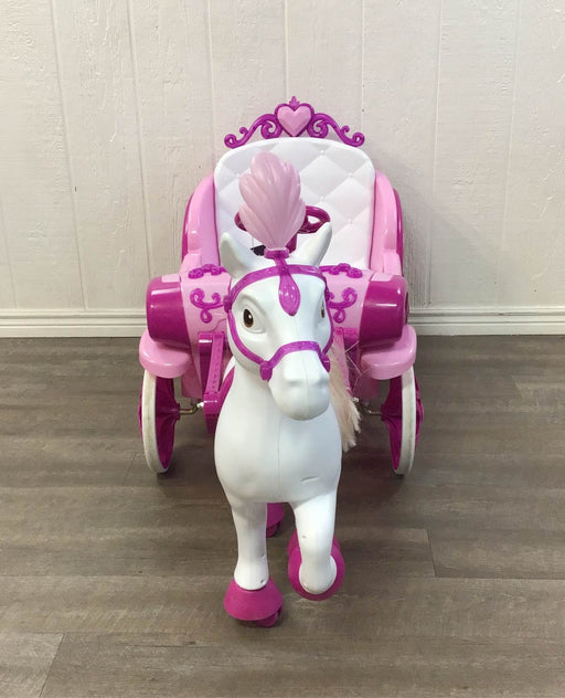 secondhand Huffy Disney Princess Royal Horse and Carriage V6 Ride On