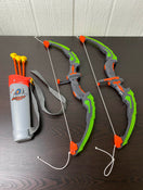 used Click N' Play Bow and Arrow Archery Set, With 2nd Bow