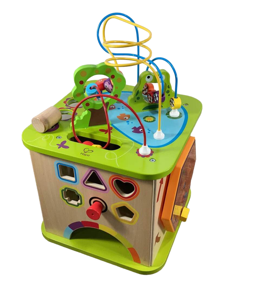 Hape Country Critters Wooden Activity Cube