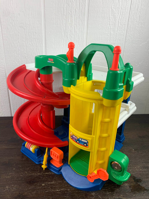 used Fisher Price Little People Helpful Neighbors Wheelie Garage