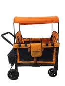 secondhand Wonderfold W4 Multifunctional Quad Stroller Wagon, 2021, Sunset Orange