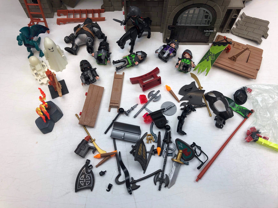 secondhand Playmobil Wolf Knights' Castle Playset