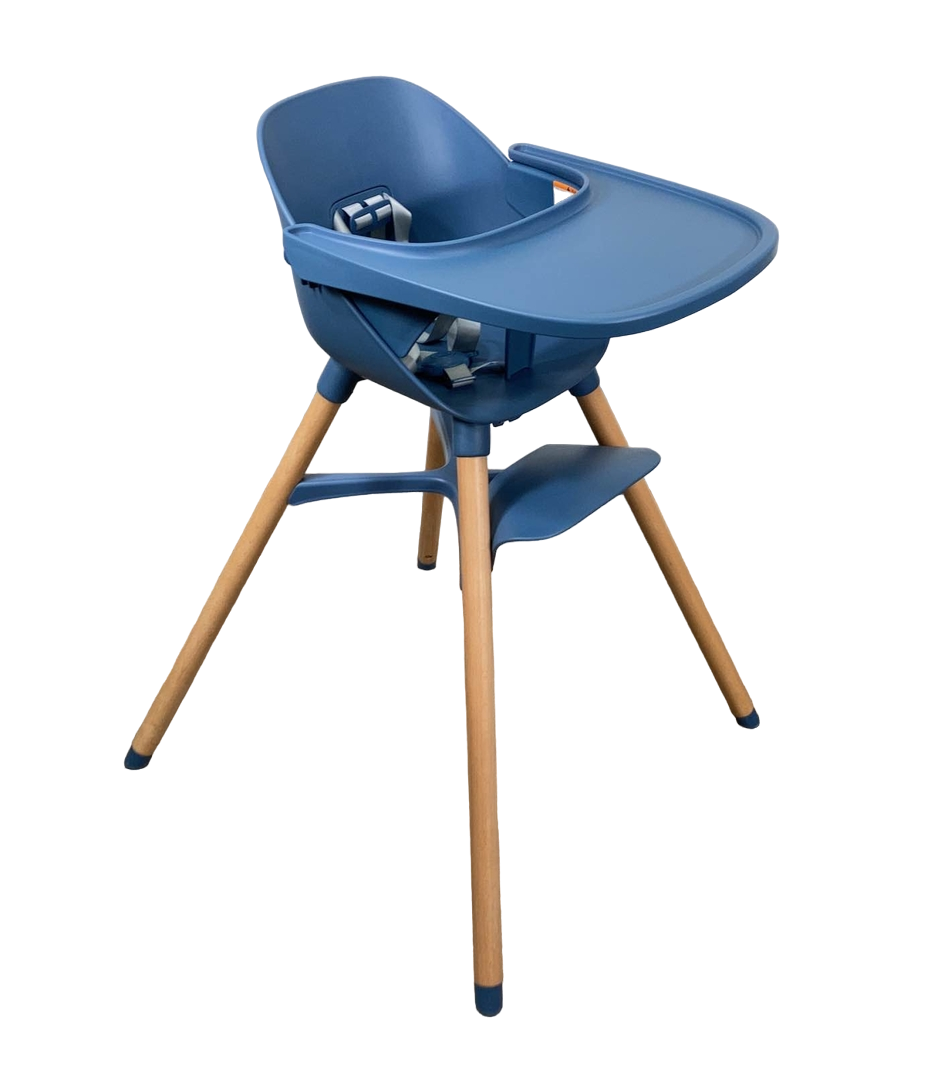 Lalo The Chair, Blueberry, Natural Wood