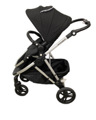 secondhand Mockingbird Single Stroller, 2022, Black, Windowpane, Silver With Black Leather