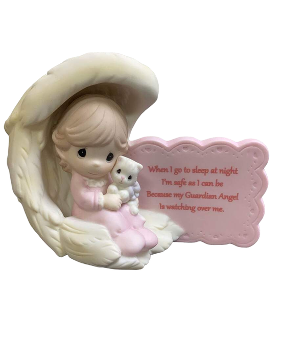 used Precious Moments My Guardian Angel Figurine