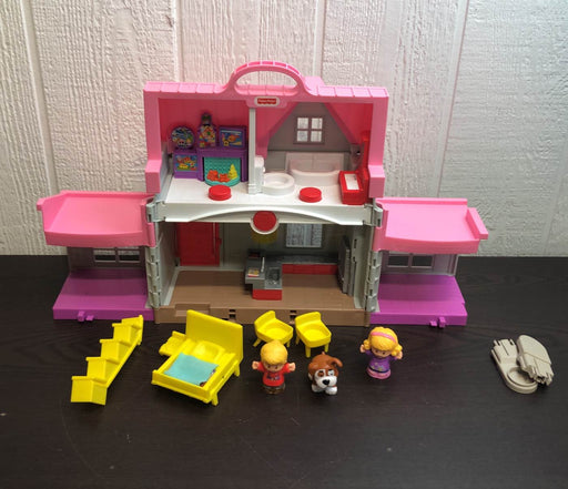 used Fisher Price Little People Big Helpers Interactive Home Playset