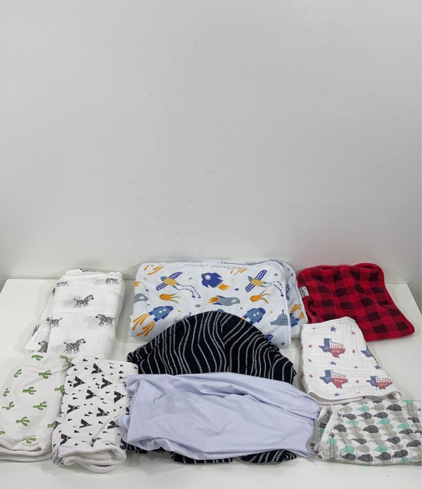 Shop BUNDLE Bibs And Burp Cloths, With Nursing Cover at GoodBuy Gear