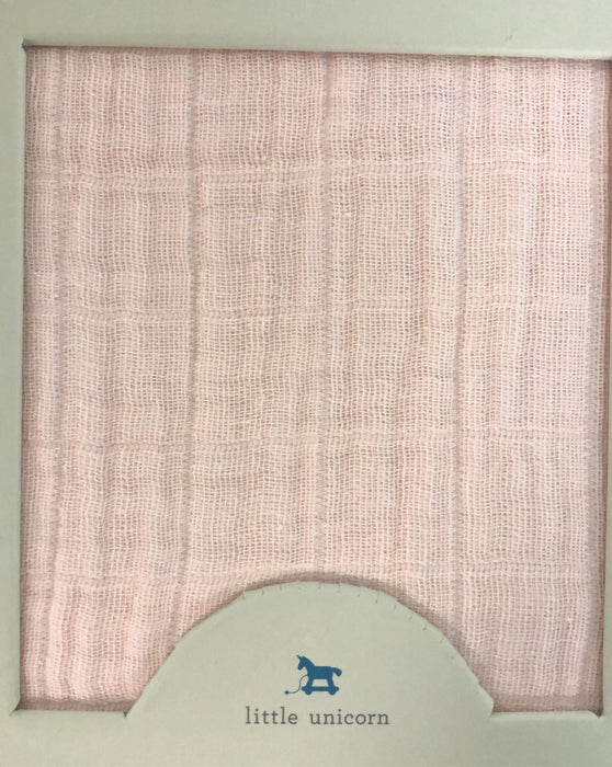 secondhand Little Unicorn Cotton Muslin Changing Pad Cover, Rose