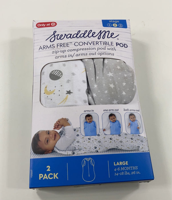 Shop SwaddleMe Arms Free Convertible Pod, 2pk, Lucky Star,Large(4-6 Months) at GoodBuy Gear