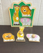 secondhand Melissa & Doug Jumbo Knob Puzzle
