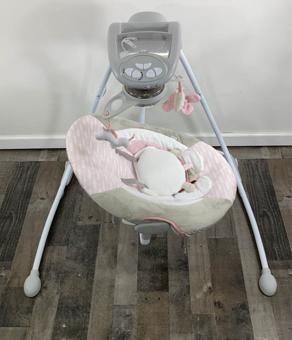 secondhand Ingenuity DreamComfort Cradling Swing & Rocker