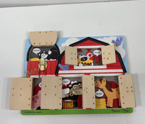 secondhand Melissa & Doug Wooden Latches Barn