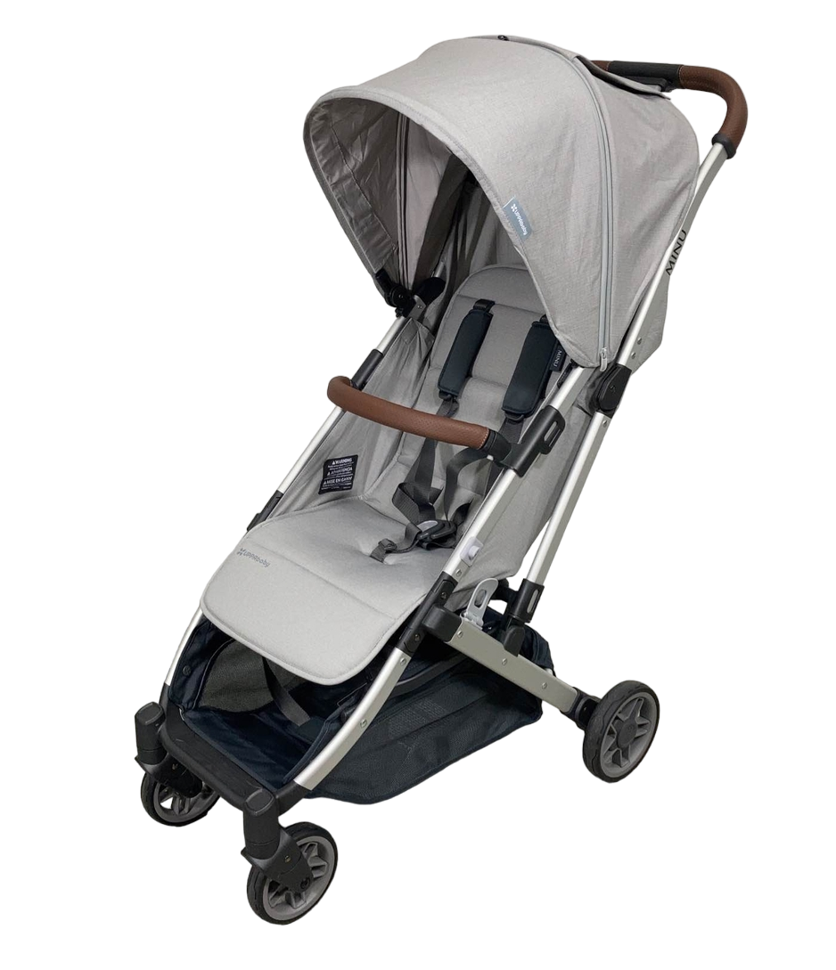 UPPAbaby MINU V2 Stroller, 2022, Stella (Grey Melange)