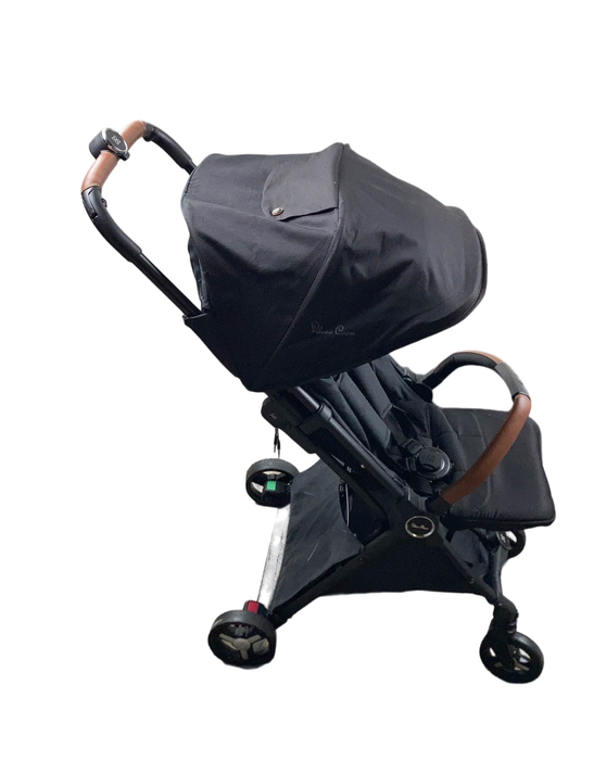 secondhand Silver Cross Jet 3 Super Compact Stroller, 2022, Black