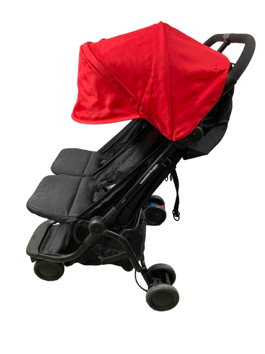 secondhand Mountain Buggy Nano Duo Stroller, 2021, Ruby