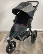 used BOB Revolution Flex Single Jogging Stroller, 2018, Lunar Black