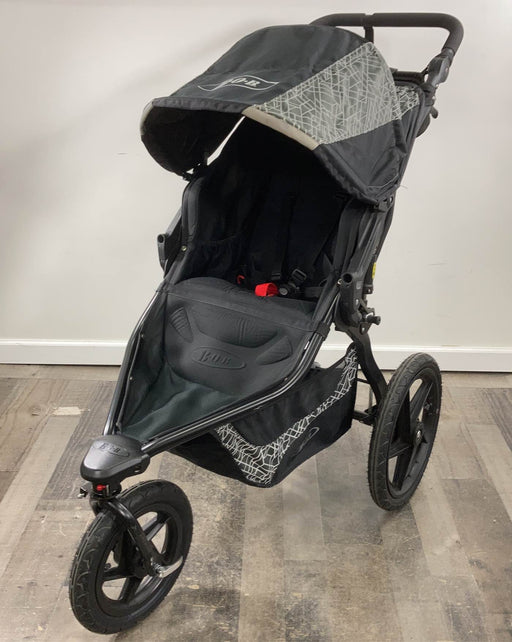 used BOB Revolution Flex Single Jogging Stroller, 2018, Lunar Black