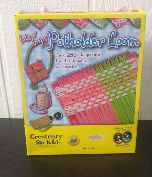 Creativity for Kids Lot's O'Loops Potholder Loom - Weaving Loom