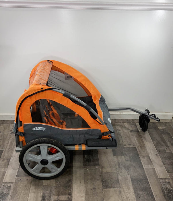 secondhand InStep Double Bicycle Trailer, Orange