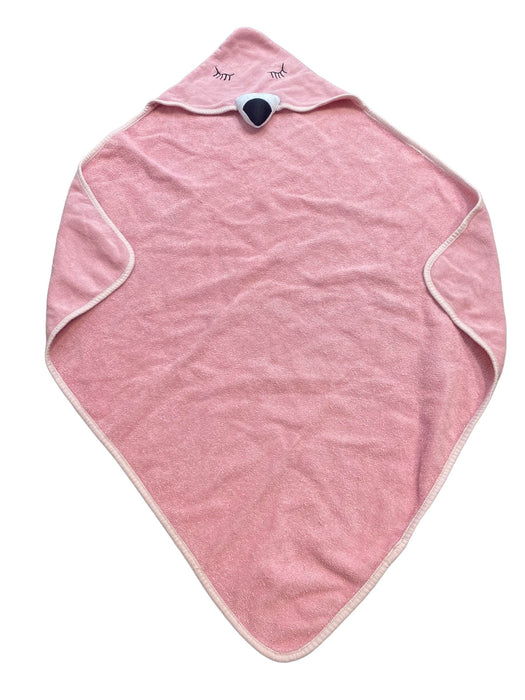 secondhand First Impressions Hooded Towel, Pink Flamingo