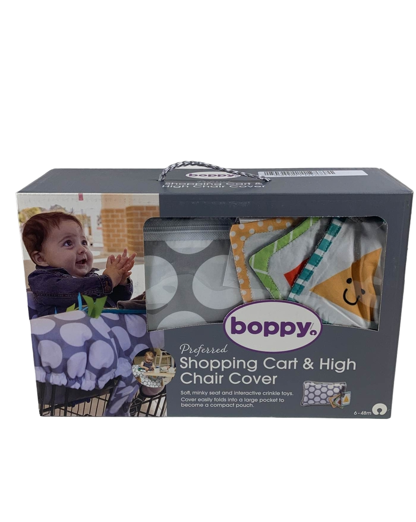 Boppy Luxe Shopping Cart And High Chair Cover, Jumbo Dot