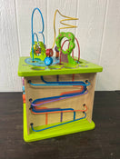 used Hape Country Critters Wooden Activity Cube