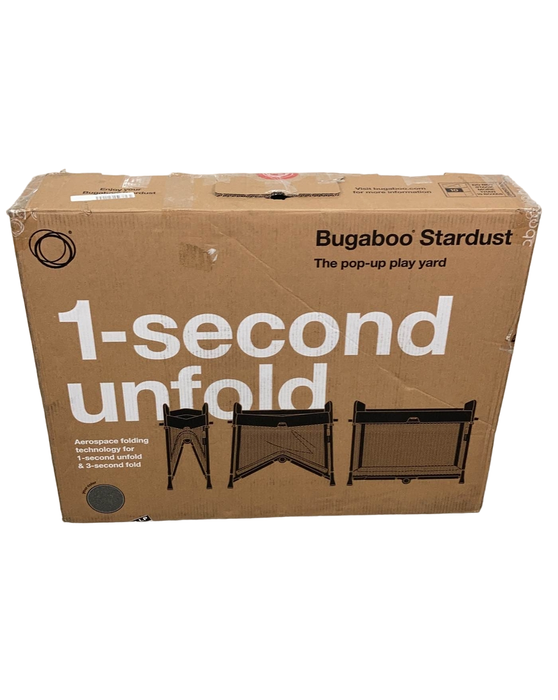 used Bugaboo Stardust Playard, Grey Melange