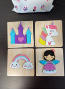 secondhand Asher and Olivia Wooden Toddler Puzzle Bundle