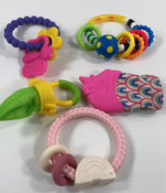 used BUNDLE Teething And Grasping Toys