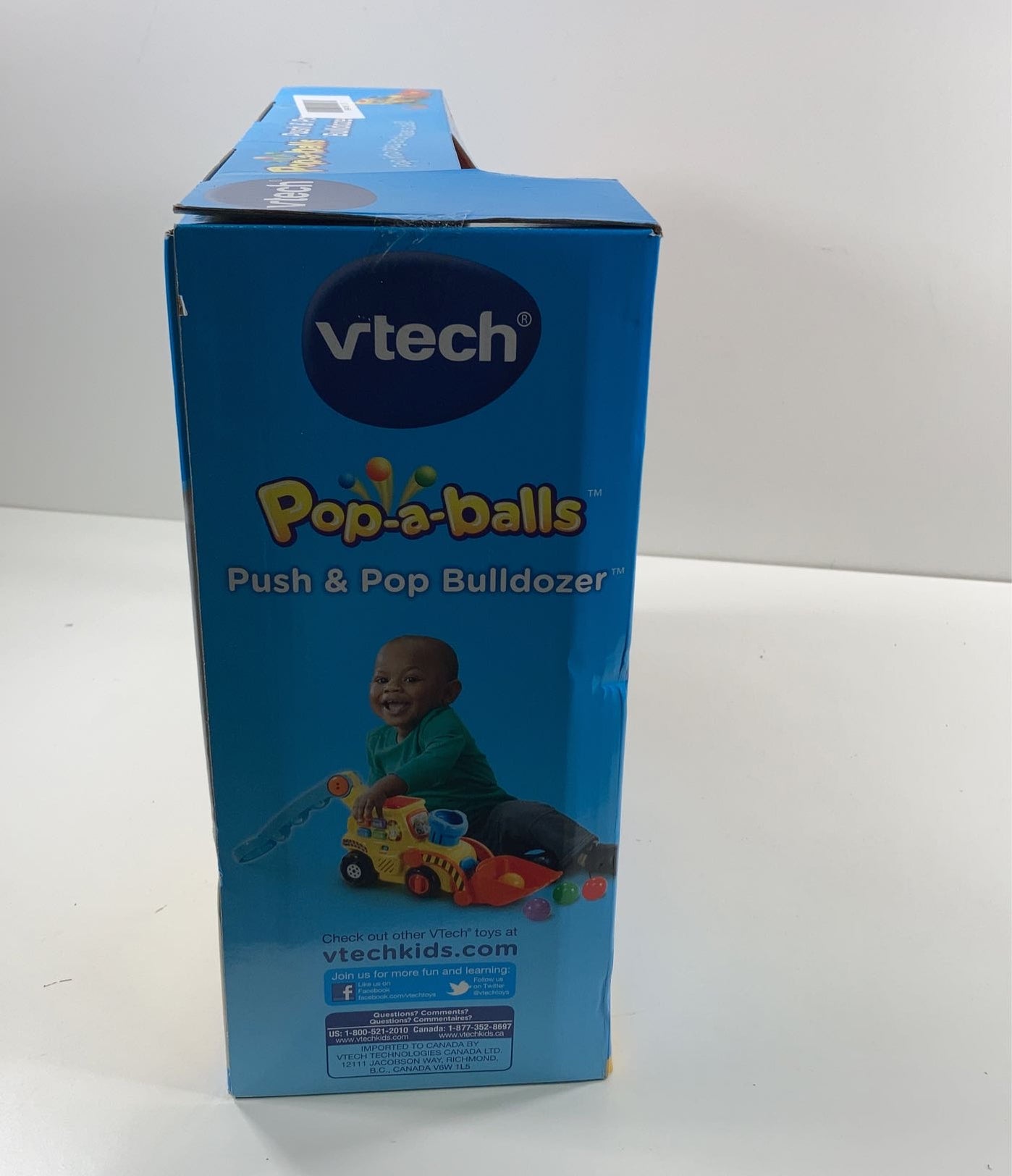 VTech Pop-A-Balls Push And Pop Bulldozer, Yellow — GoodBuy Gear