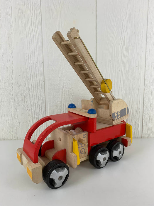 used Plan Toys Fire Engine