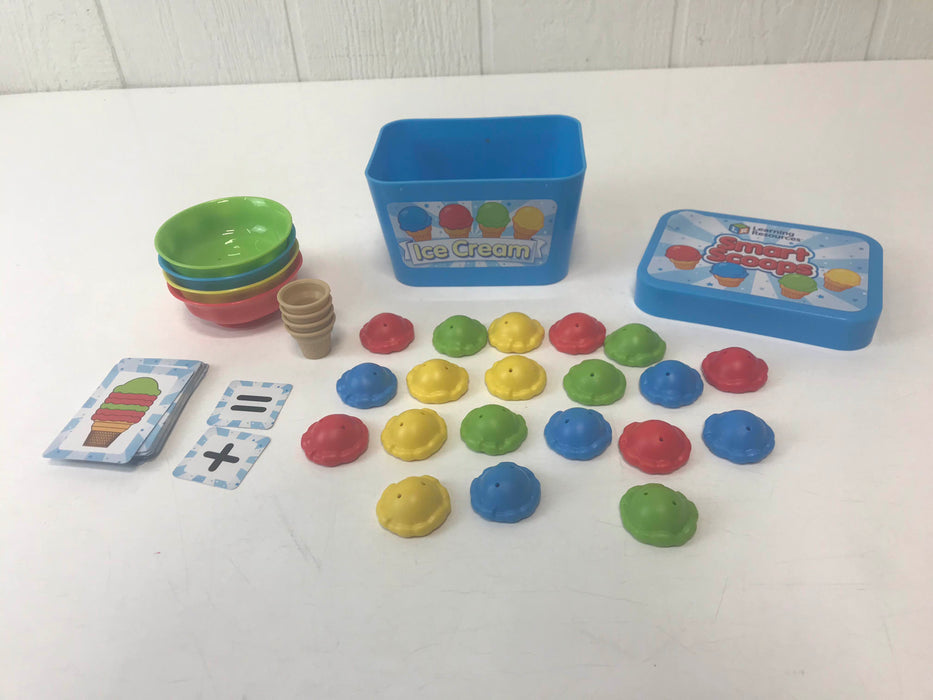 used Learning Resources Smart Scoops Math Activity Set