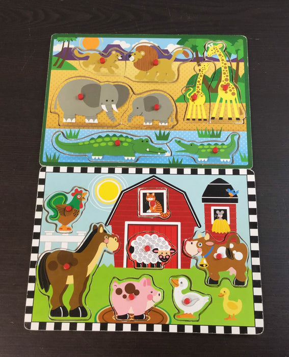 used Circo Wooden Peg Puzzle