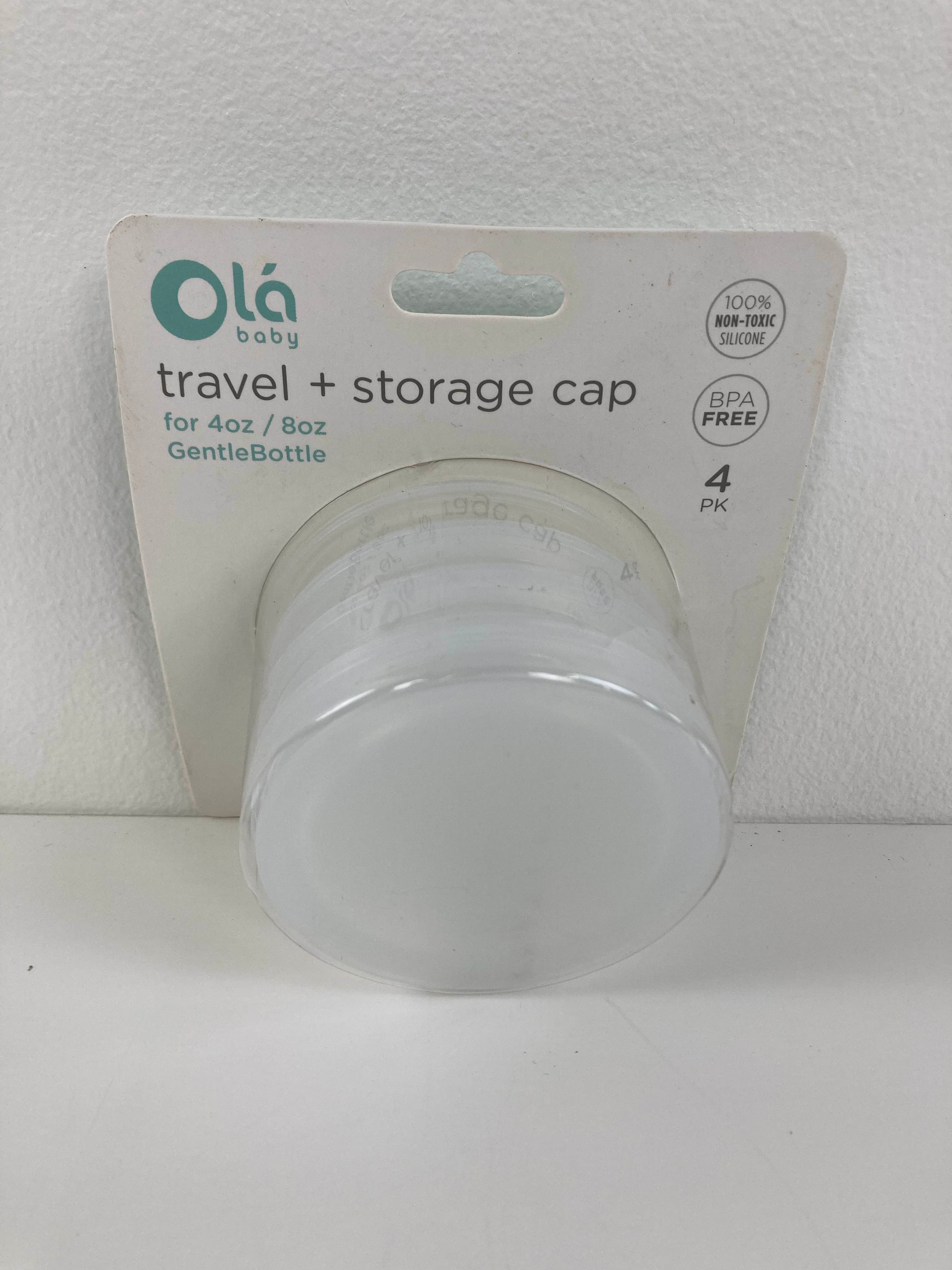 Travel + Storage Cap for GentleBottle (4-Pack) - Olababy