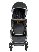 secondhand Mockingbird Single to Double Stroller, 2023, Silver with Penny Leather, Watercolor Drops, Black