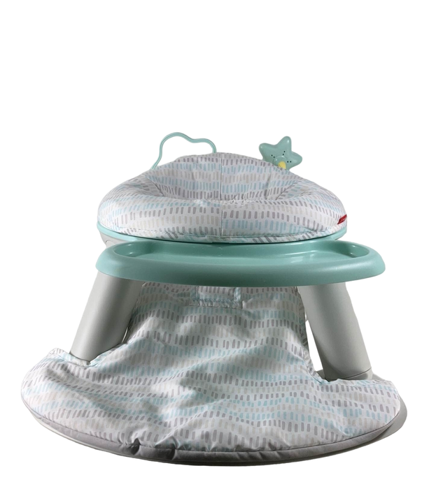 used Skip Hop 2-in-1 Sit-up Activity Baby Chair, Silver Cloud Lining