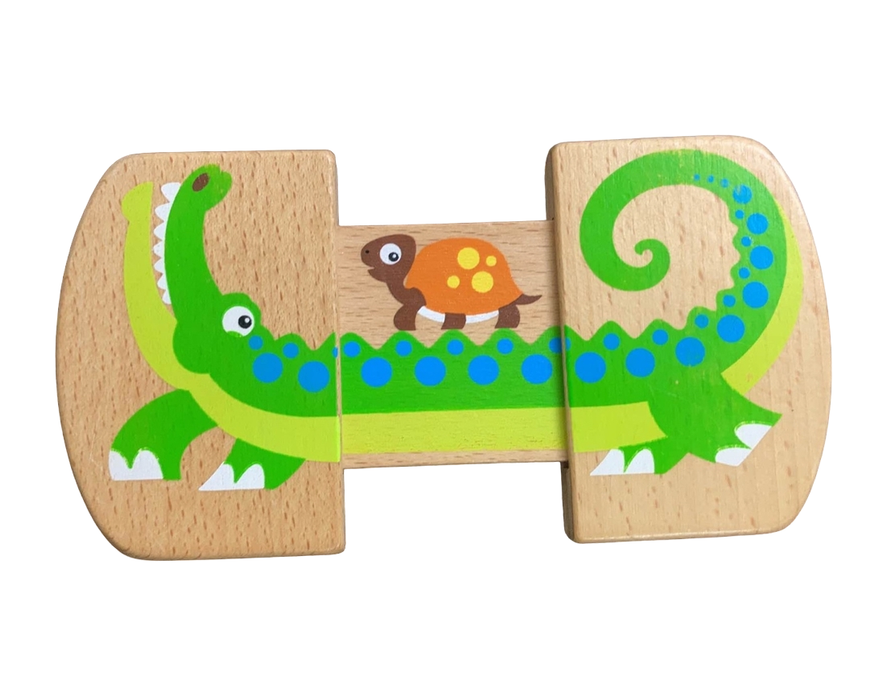 secondhand Melissa & Doug Slide & Seek Puzzle, Safari